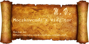 Moczkovcsák Viátor névjegykártya